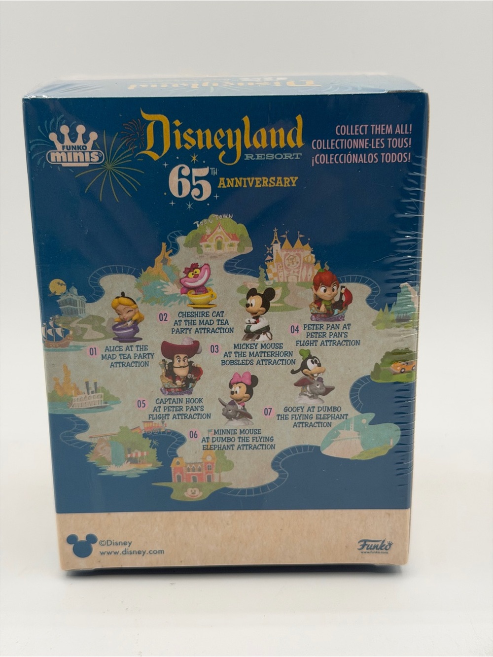 Funko Minis Disneyland 65th Captain Hook At Peter Pan's Flight Attraction #5-New - Picture 2 of 6